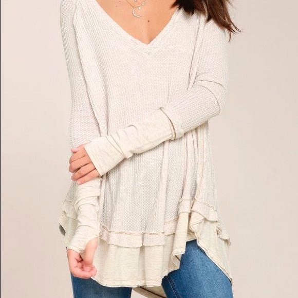 NEW FREE PEOPLE LAGUNA THERMAL TOP NWT - Picture 4 of 8